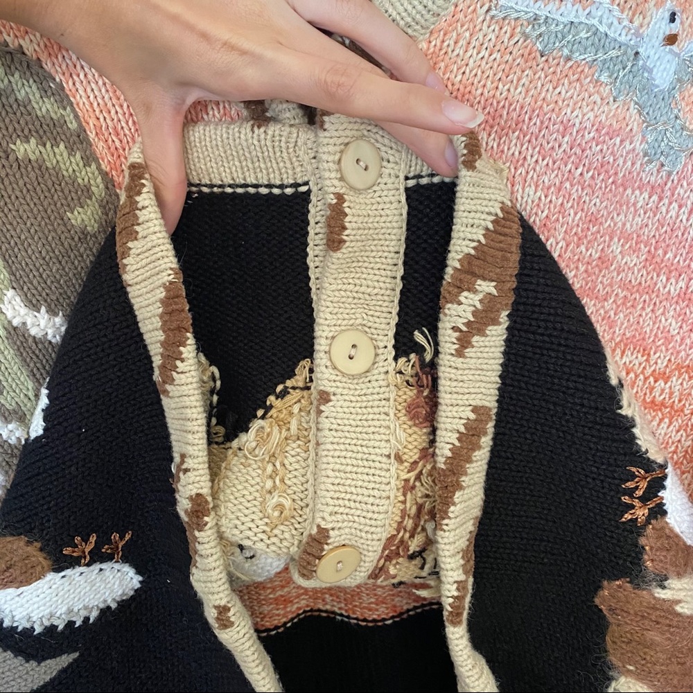 STORYBOOK KNITS vintage zoo Noah’s Ark sweater - Picture 9 of 16